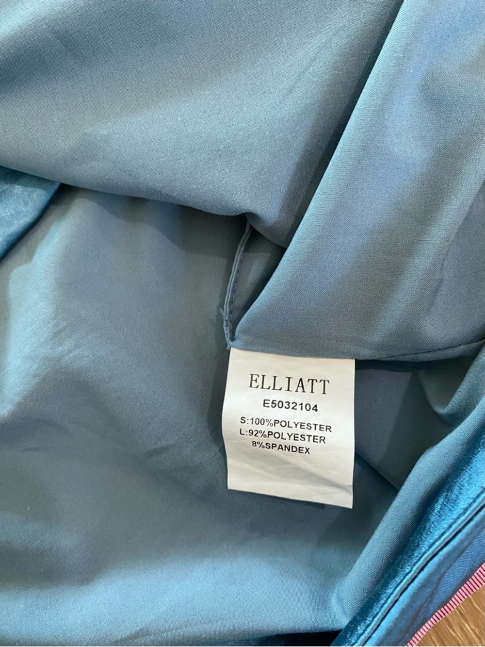 Elliatt Mini Dress Asymmetrical Teal Black Tie Wedding Cocktail Elegant Size XS - Picture 6 of 11
